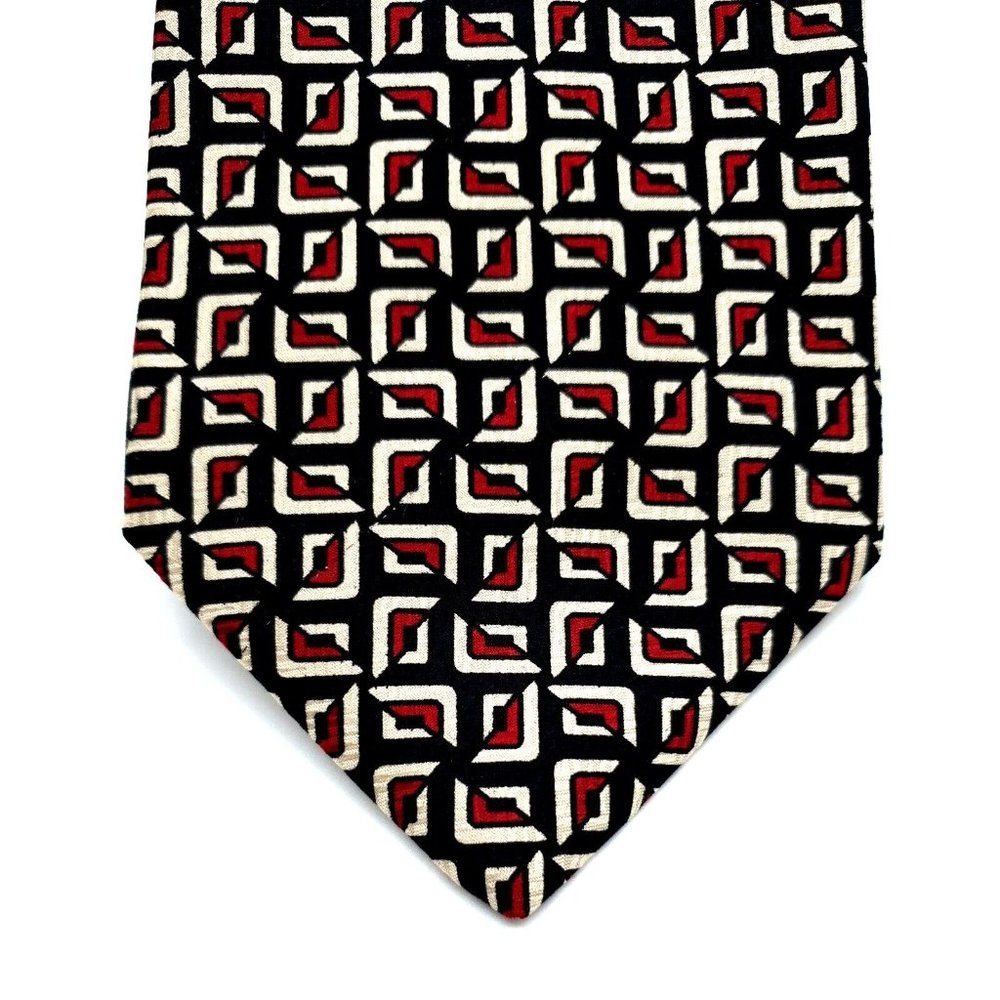 Tom James Mens Dress Tie 100% Silk Designer Accessory Business Suit Shirt Work - Picture 2 of 6